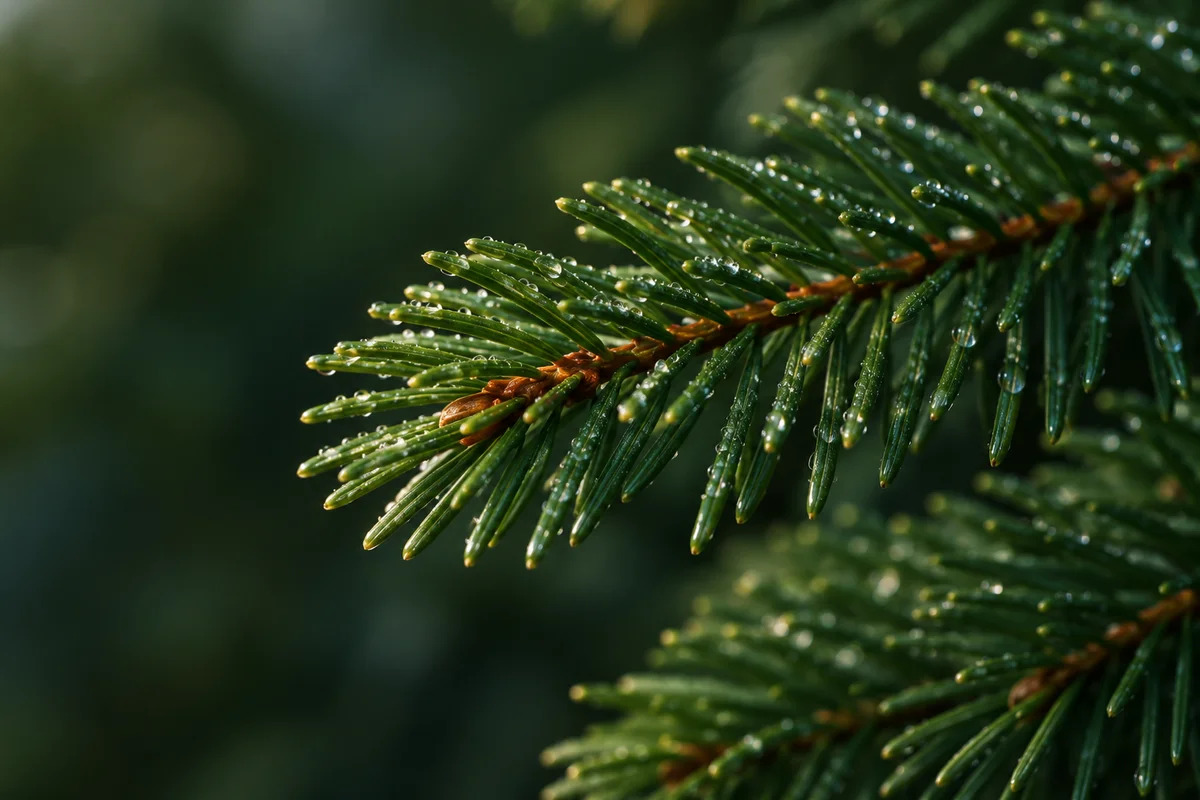 Detalj grane srebrne smreke